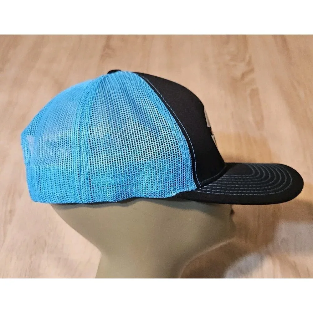 Jim Rash Inc Watermelons Blue Black Snapback Mesh Trucker Hat Cap